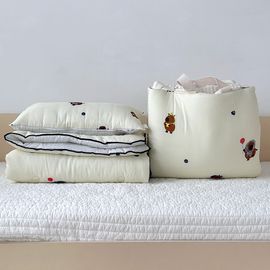 Guy Laroche Capybara Infant Daycare Nap Mat Set Premium Tencel Modal & DuPont Polafil Antibacterial Bedding _ Made in Korea Guy Laroche Capybara Infant Daycare Nap Mat Set Premium Tencel Modal & DuPont Polafil Antibacterial Bedding _ Made in Korea